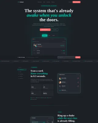 Fitness POS Landing Page Template for Gyms