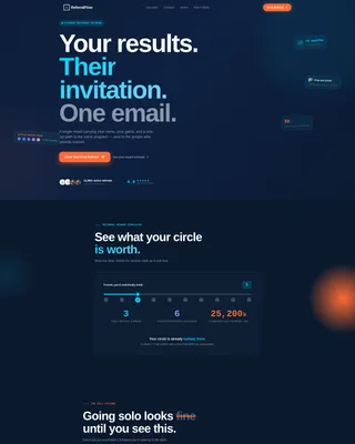 Fitness Referral Landing Page Template