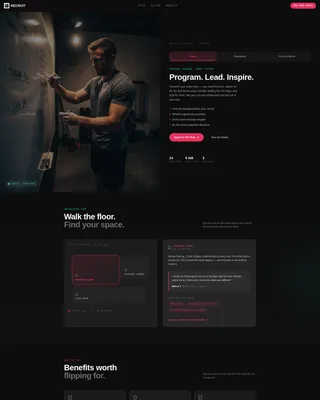 Fitness Studio Careers Website Template