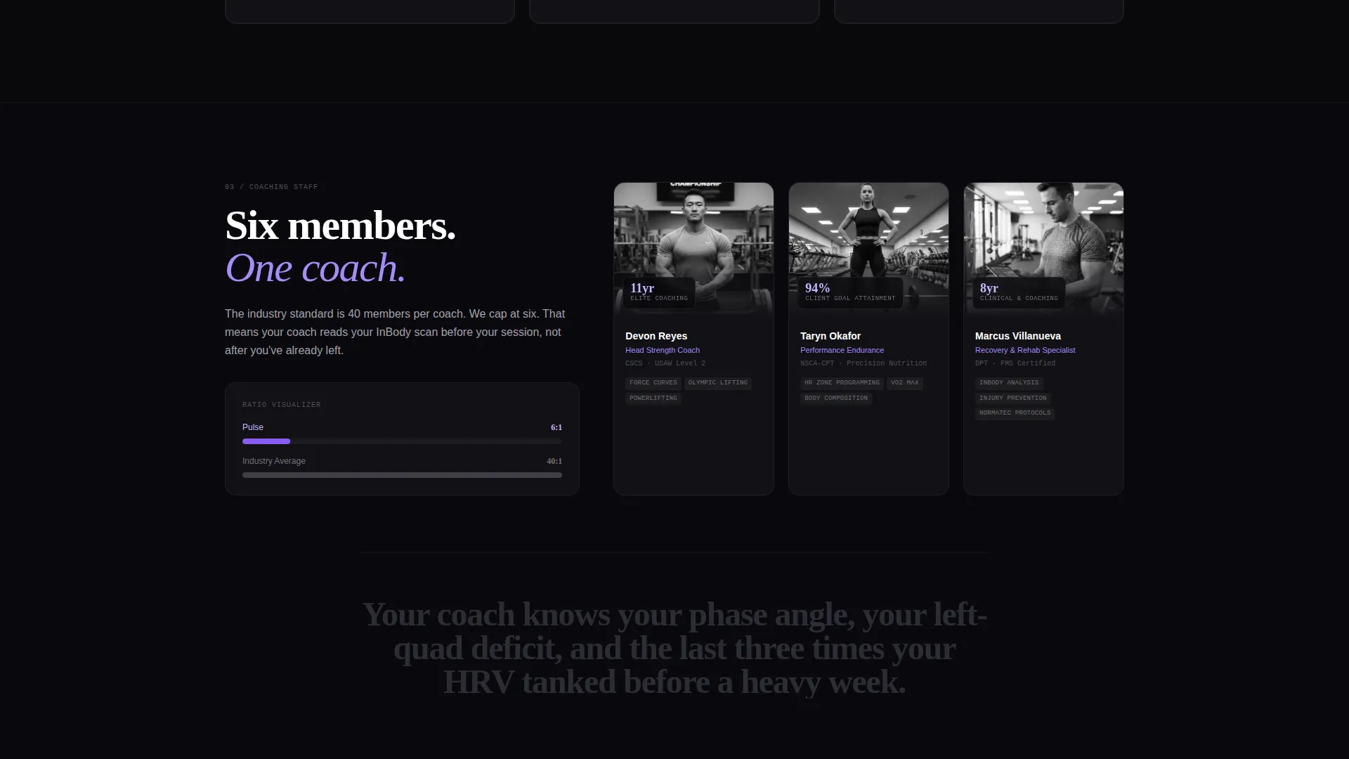 Fitness Studio Booking Website Template