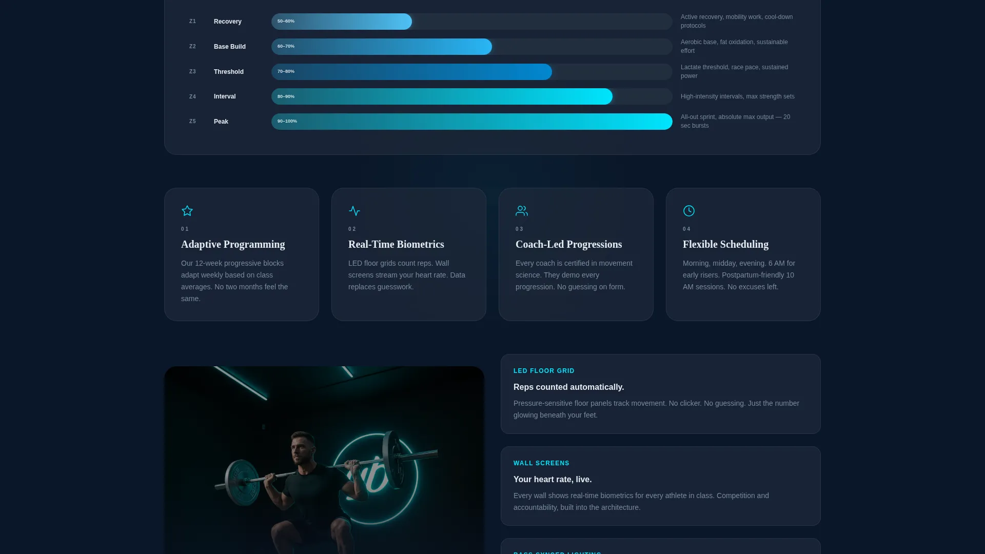 Fitness Studio Advanced Professional Website Template