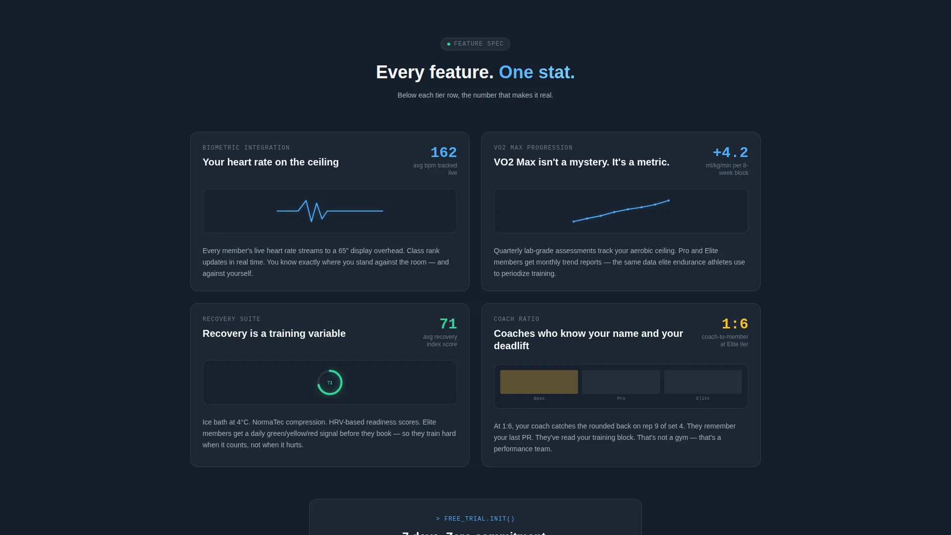 Fitness Studio Professional Website Template
