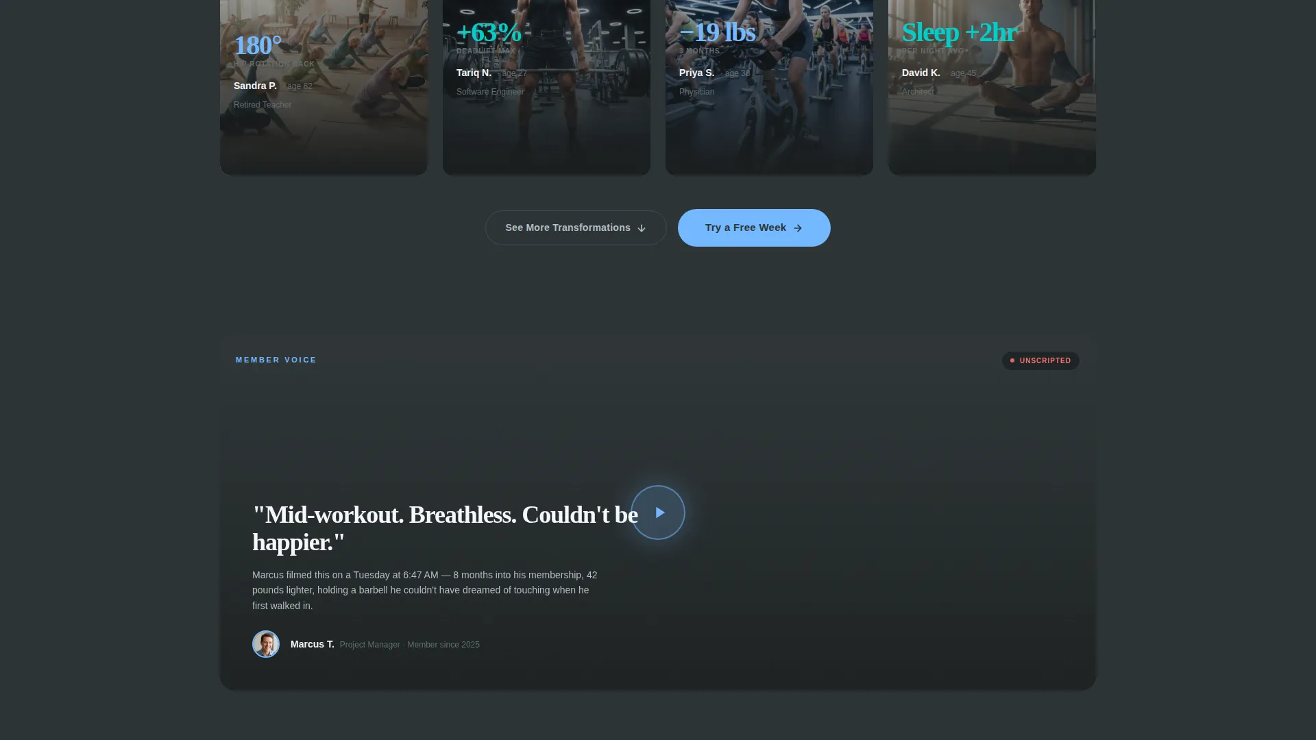 Fitness Studio Specialist Professional Website Template