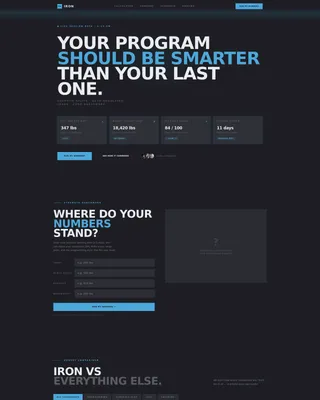 Adaptive Fitness Training Platform Landing Page Template