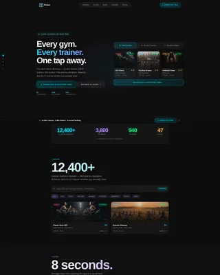 Fitness Directory Landing Page Template
