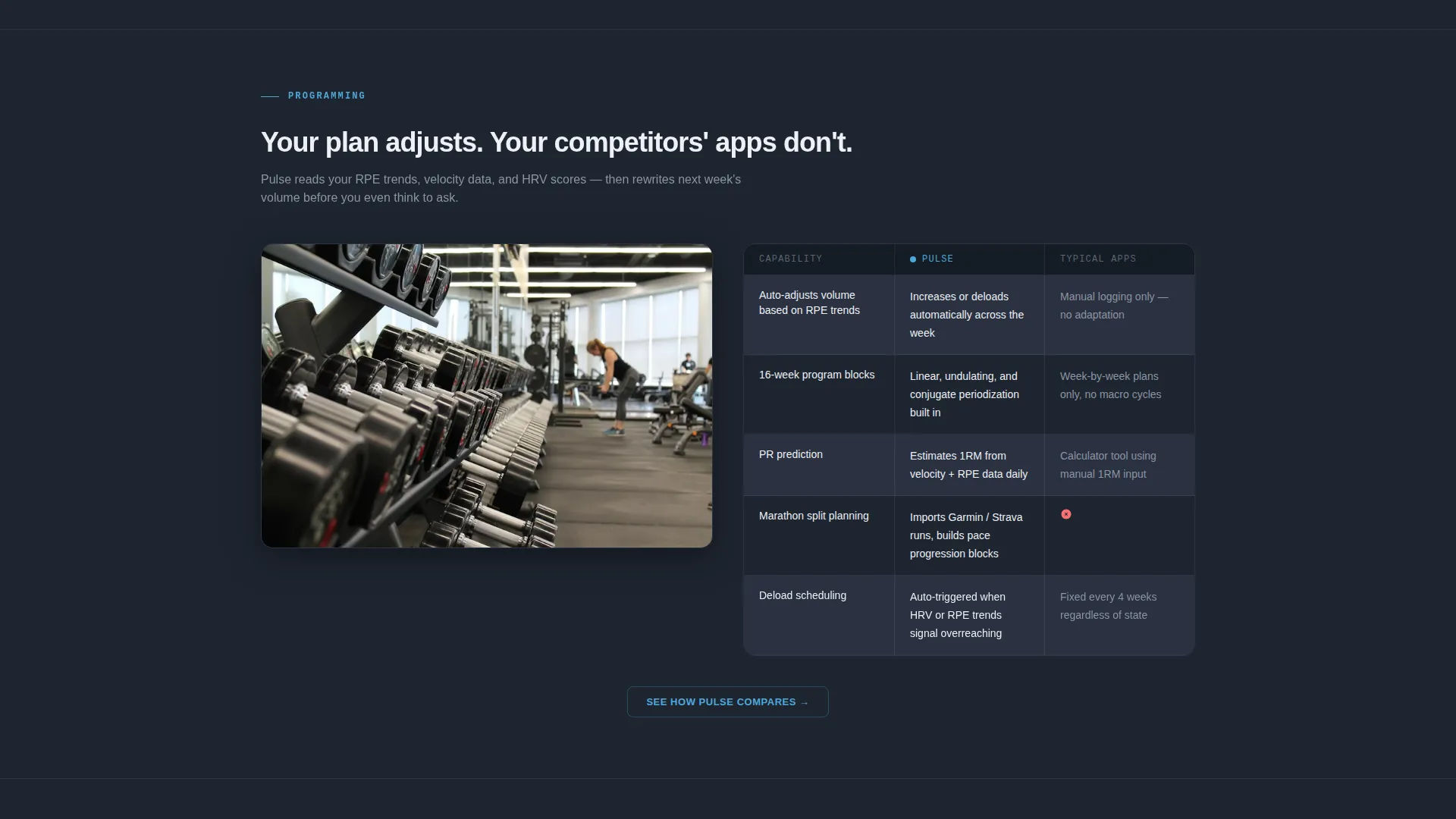 Fitness App Landing Page Template | Hub & Spoke Layout