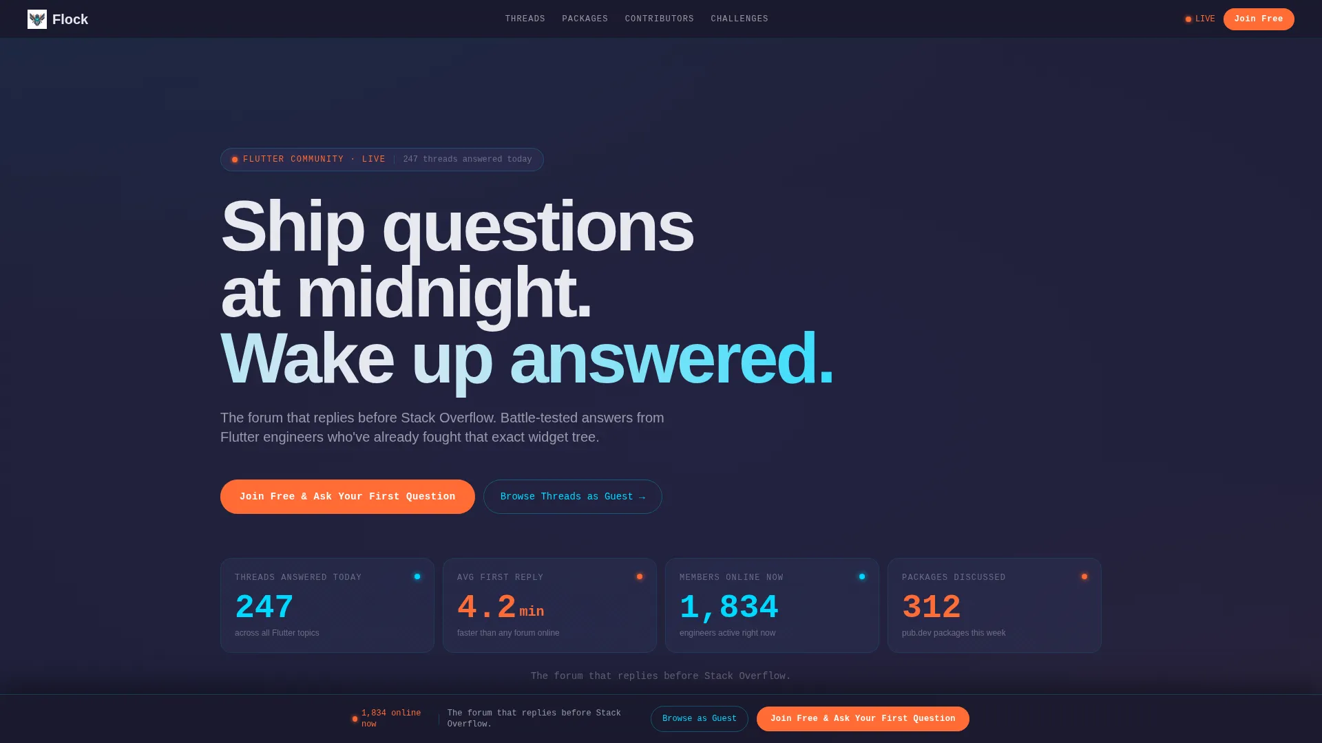 Dynamic Flutter | Free Website Template | Rocket
