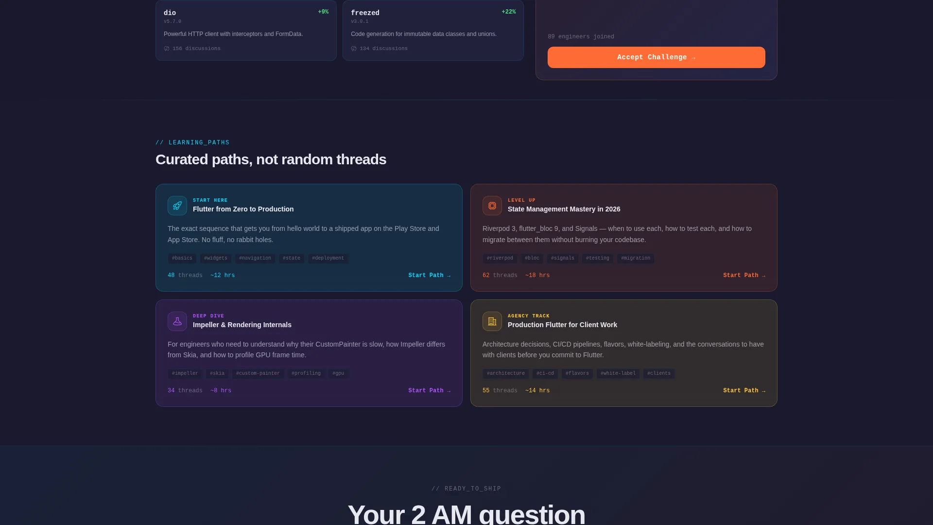 Dynamic Flutter | Free Website Template | Rocket