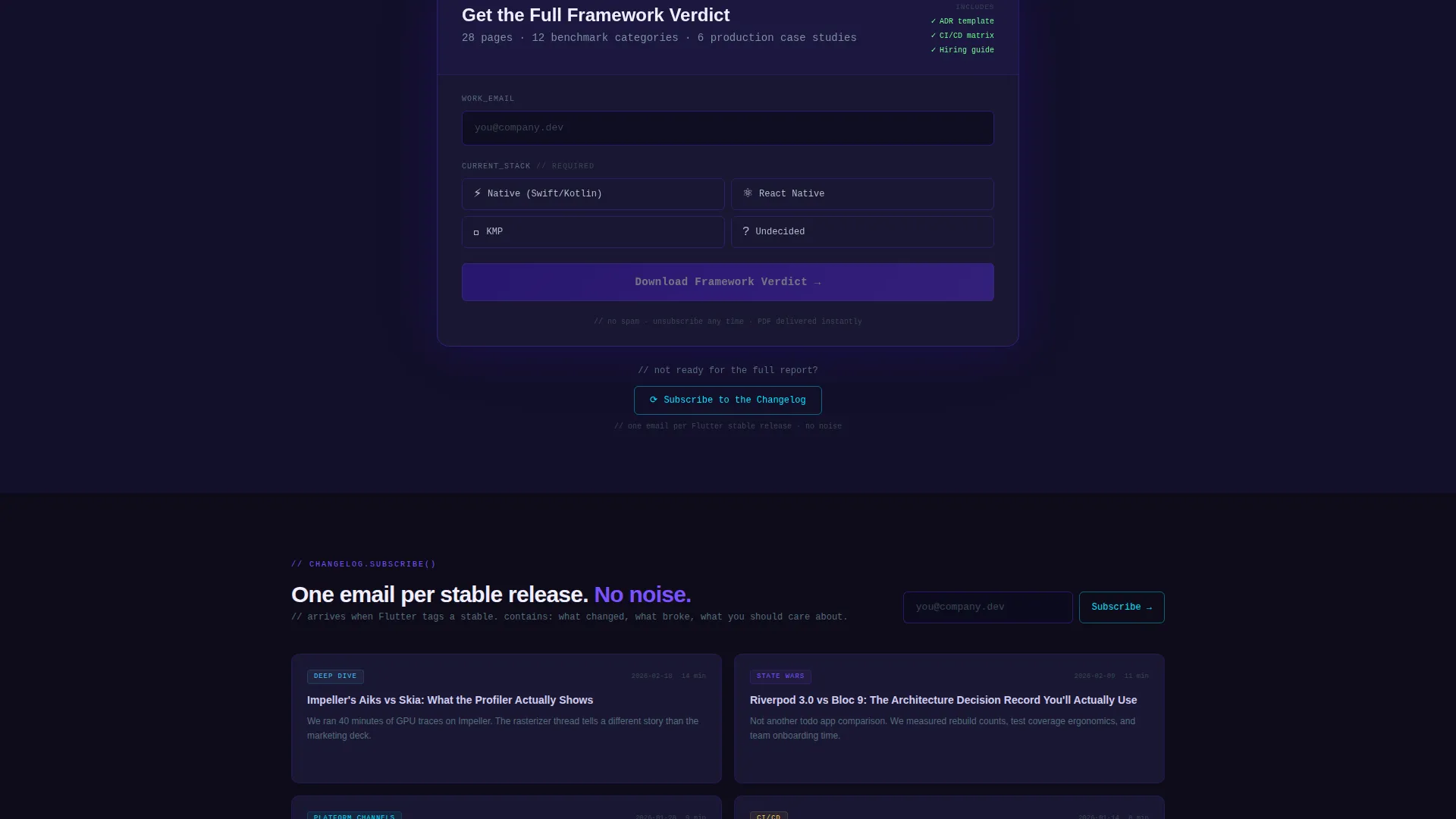Decisive Flutter | Free Website Template | Rocket