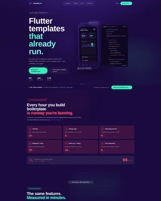 Powerful Template | Free Website Template | Rocket