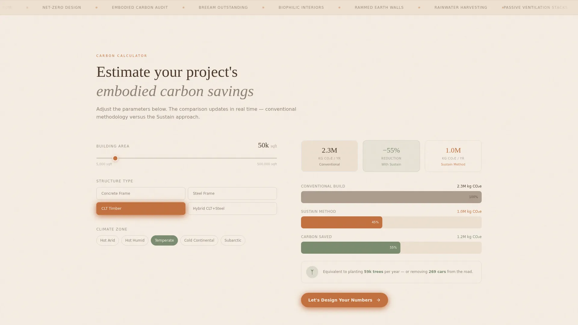 Sustainable Architecture Firm Landing Page Template
