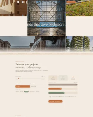 Sustainable Architecture Firm Landing Page Template