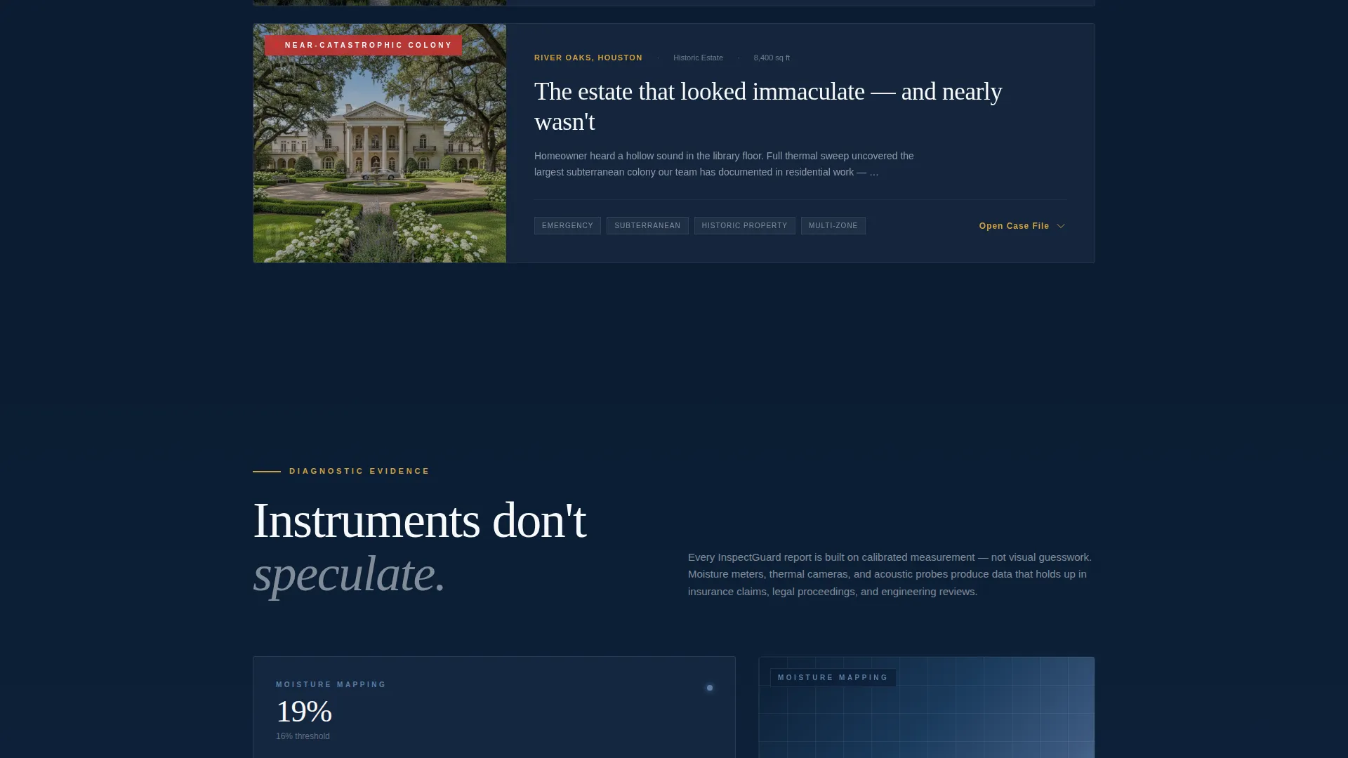 Pest Inspection Landing Page Template