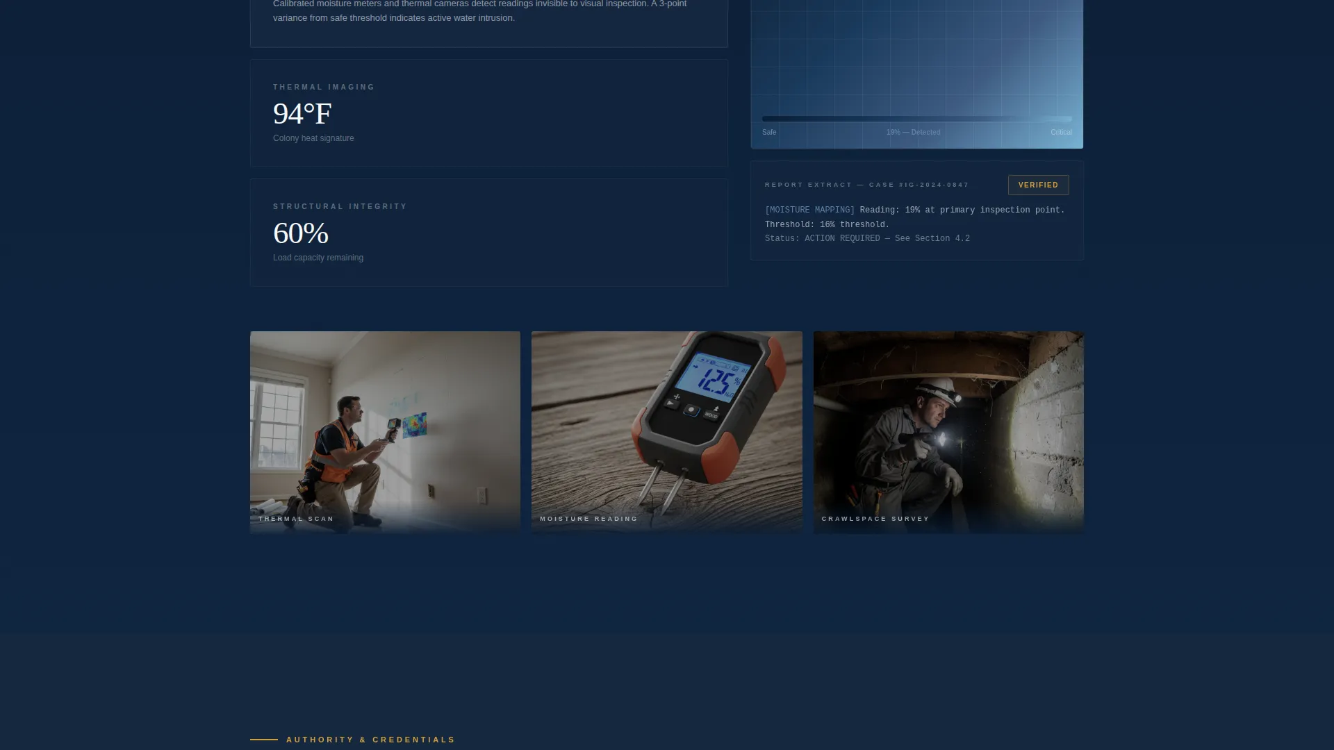 Pest Inspection Landing Page Template