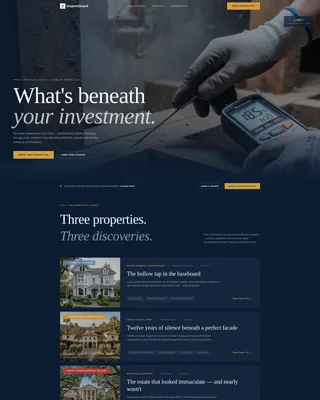 Pest Inspection Landing Page Template