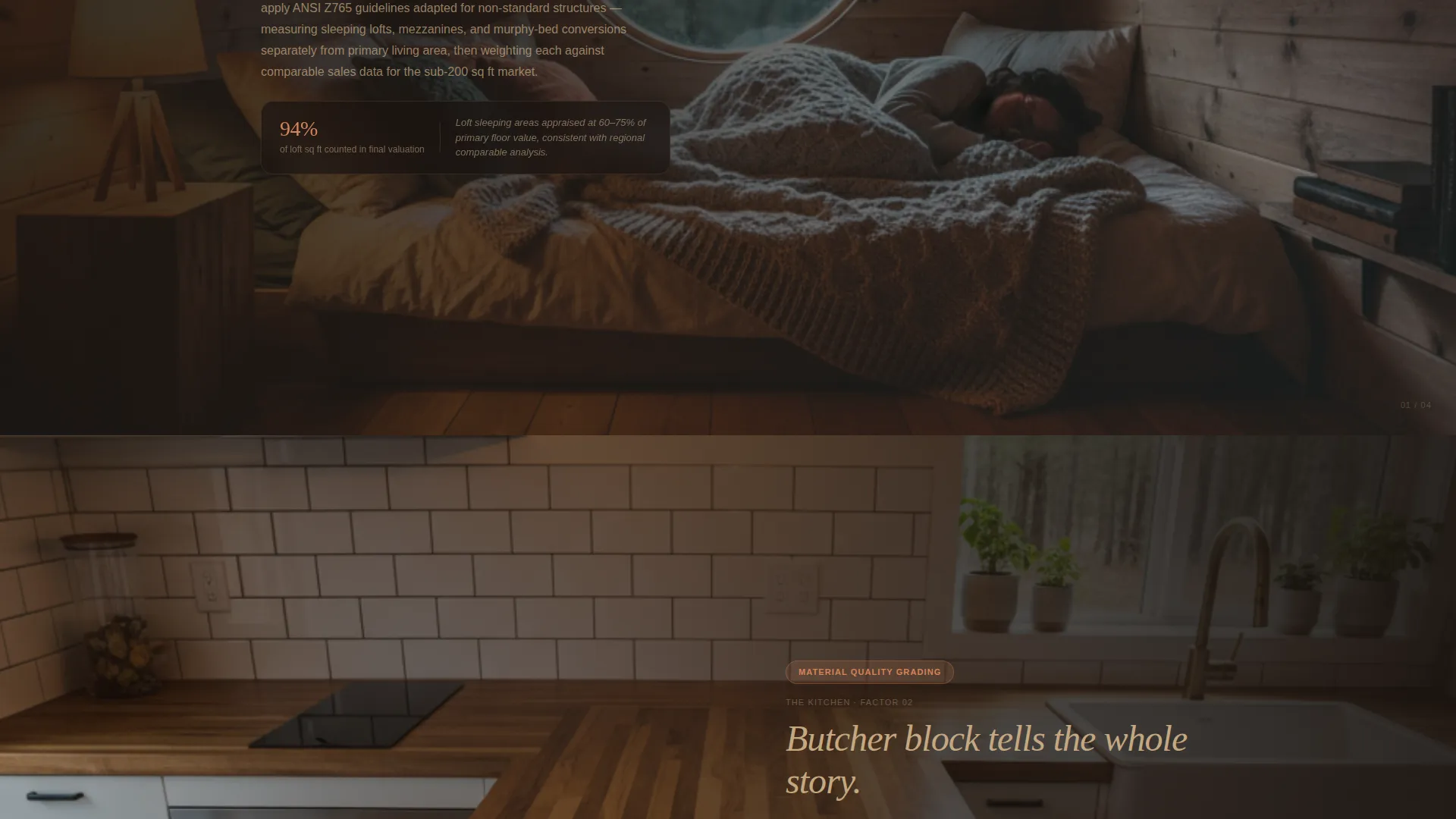 Tiny Home Appraiser Landing Page Template