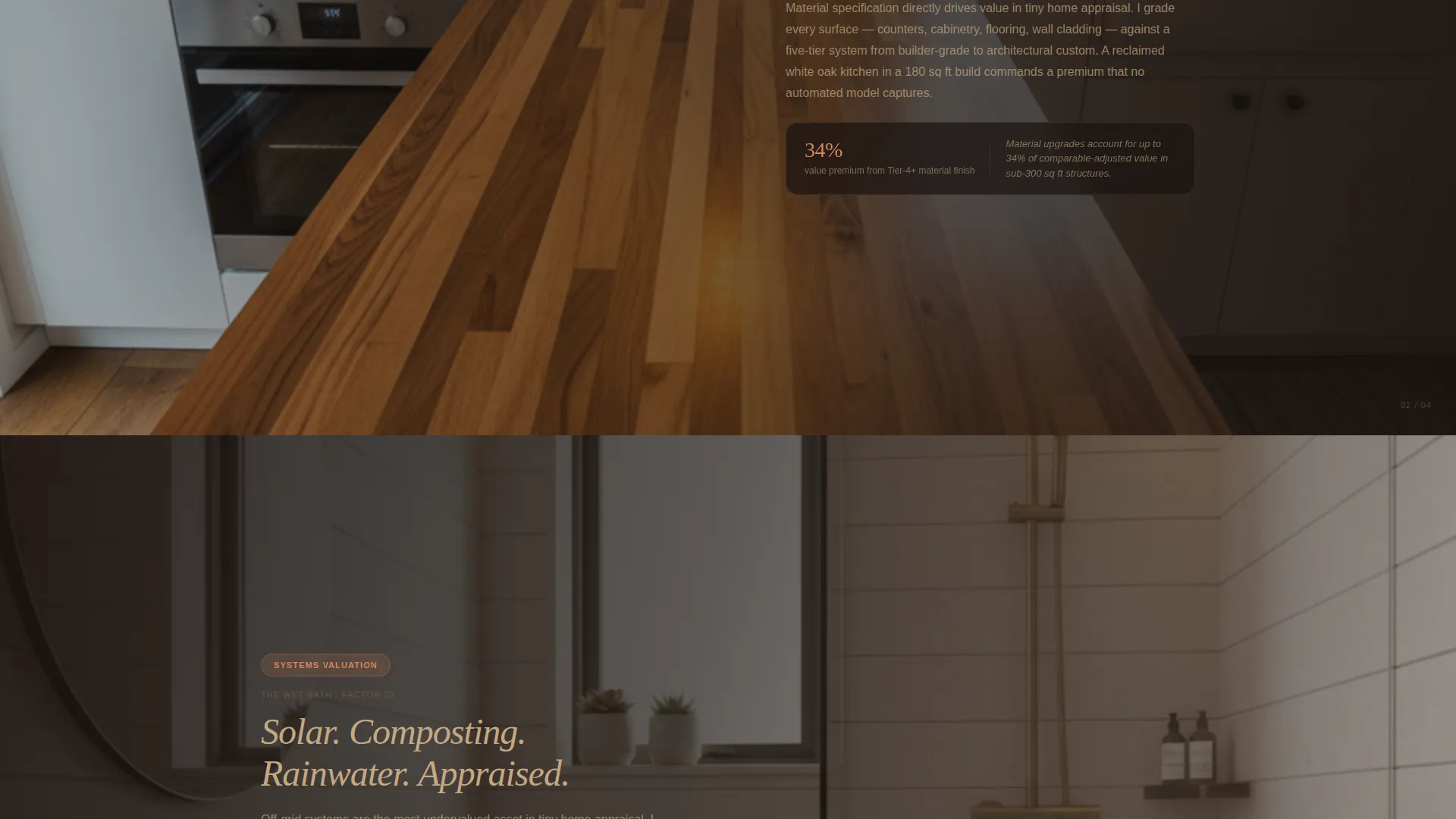 Tiny Home Appraiser Landing Page Template