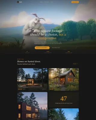 Tiny Home Buyer's Agent Landing Page Template