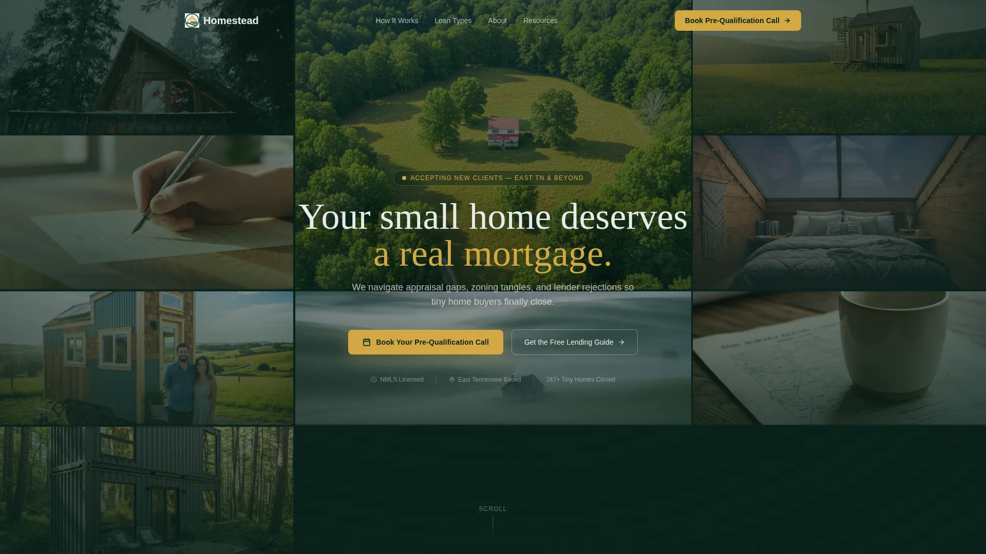 Home Mortgage Landing Page Template - Homestead