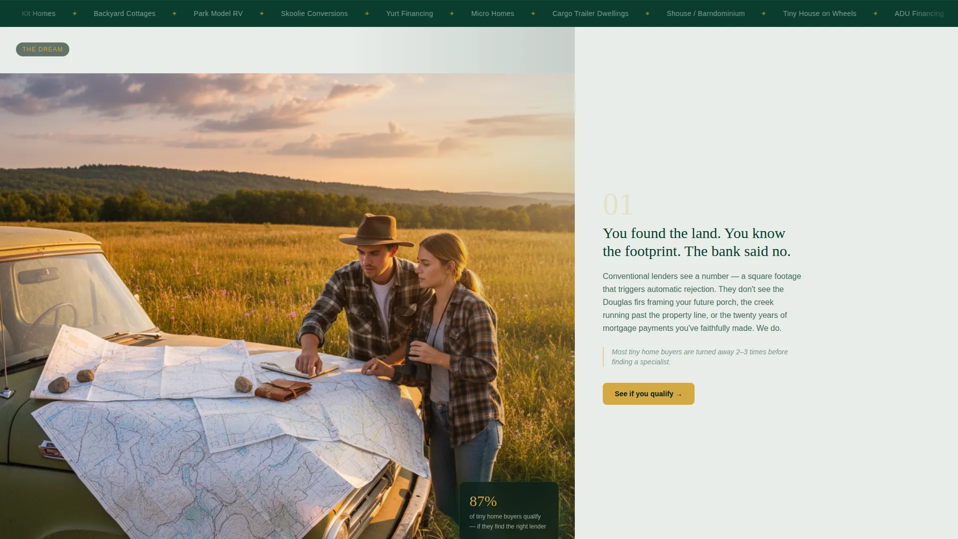 Home Mortgage Landing Page Template - Homestead