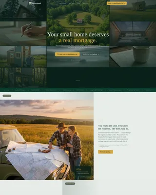 Home Mortgage Landing Page Template - Homestead