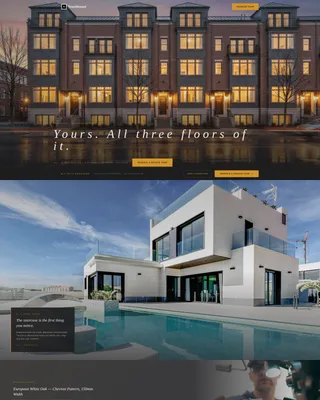 Developer Landing Page Template | Immersive Real Estate