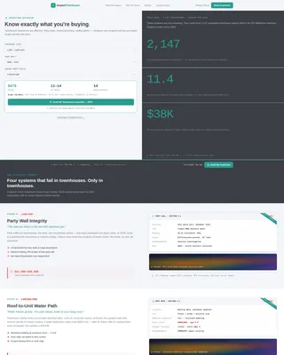 Inspection Landing Page Template | Precision Inspect