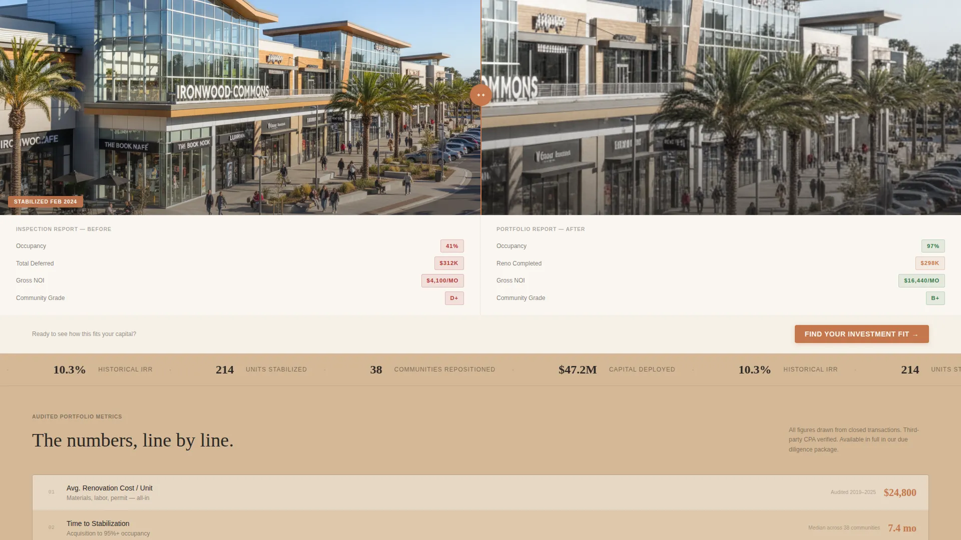 Townhouse Investment Landing Page Template