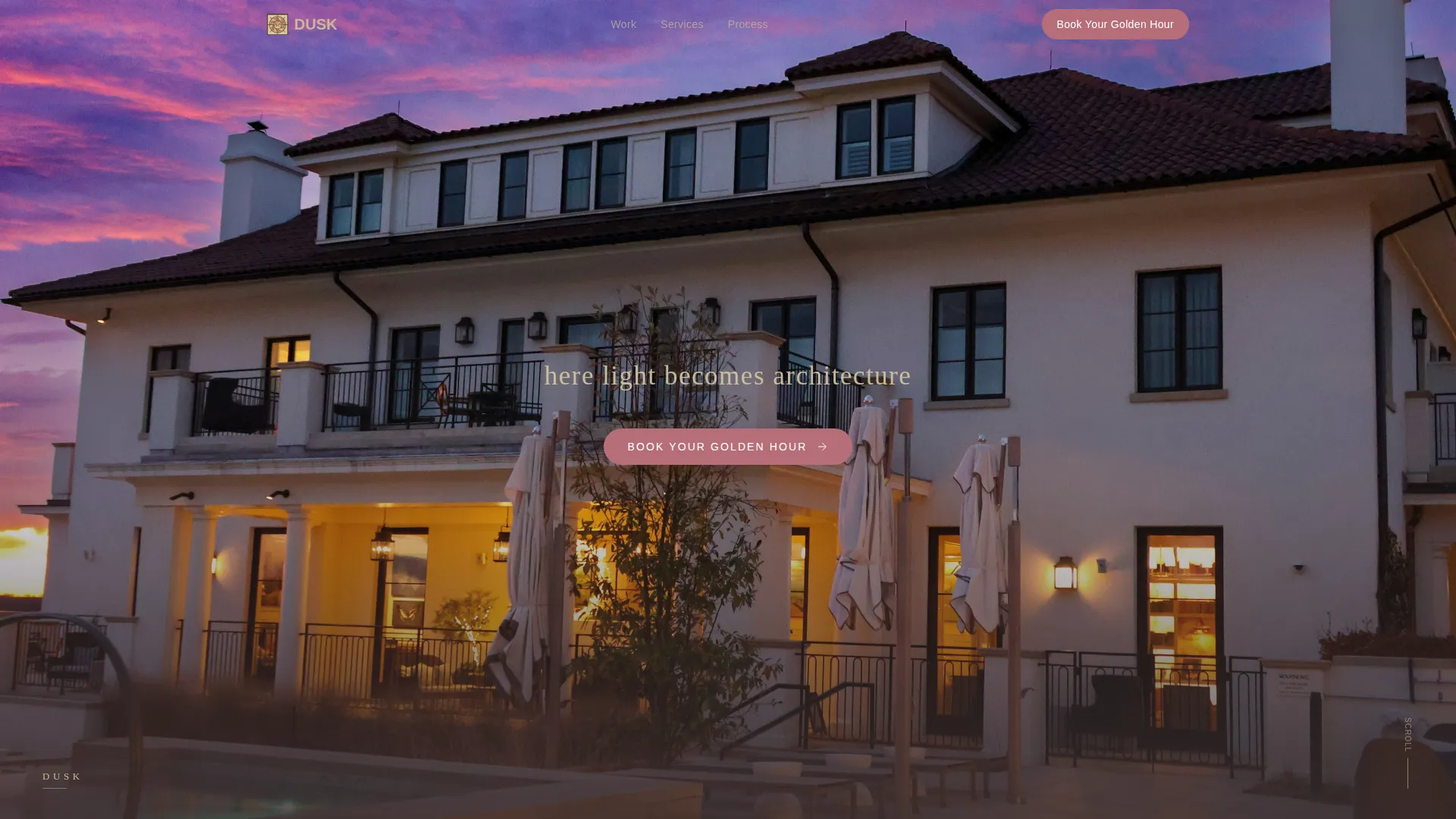 Luxury Photography Landing Page Template