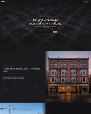 Developer Landing Page Template for Urban Projects