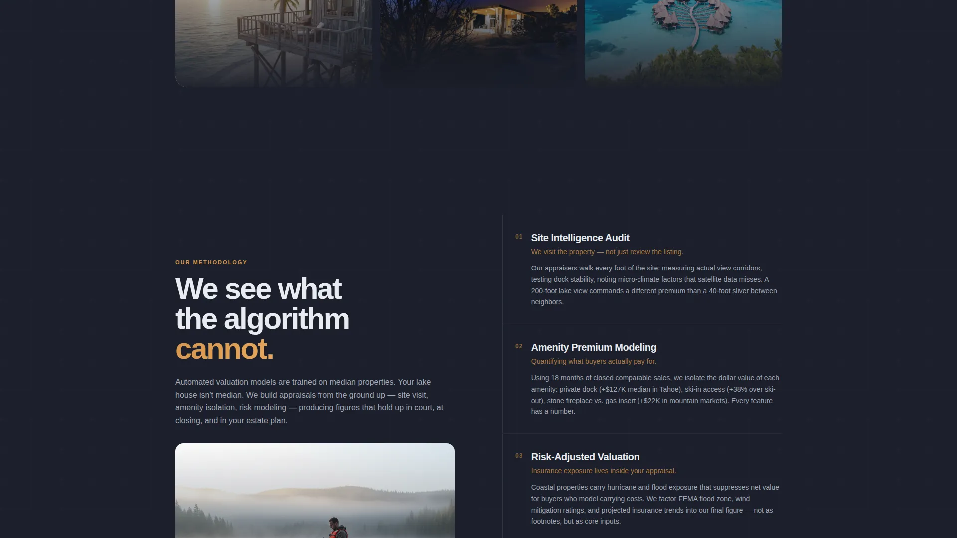 Vacation Home Appraisal Landing Page Template