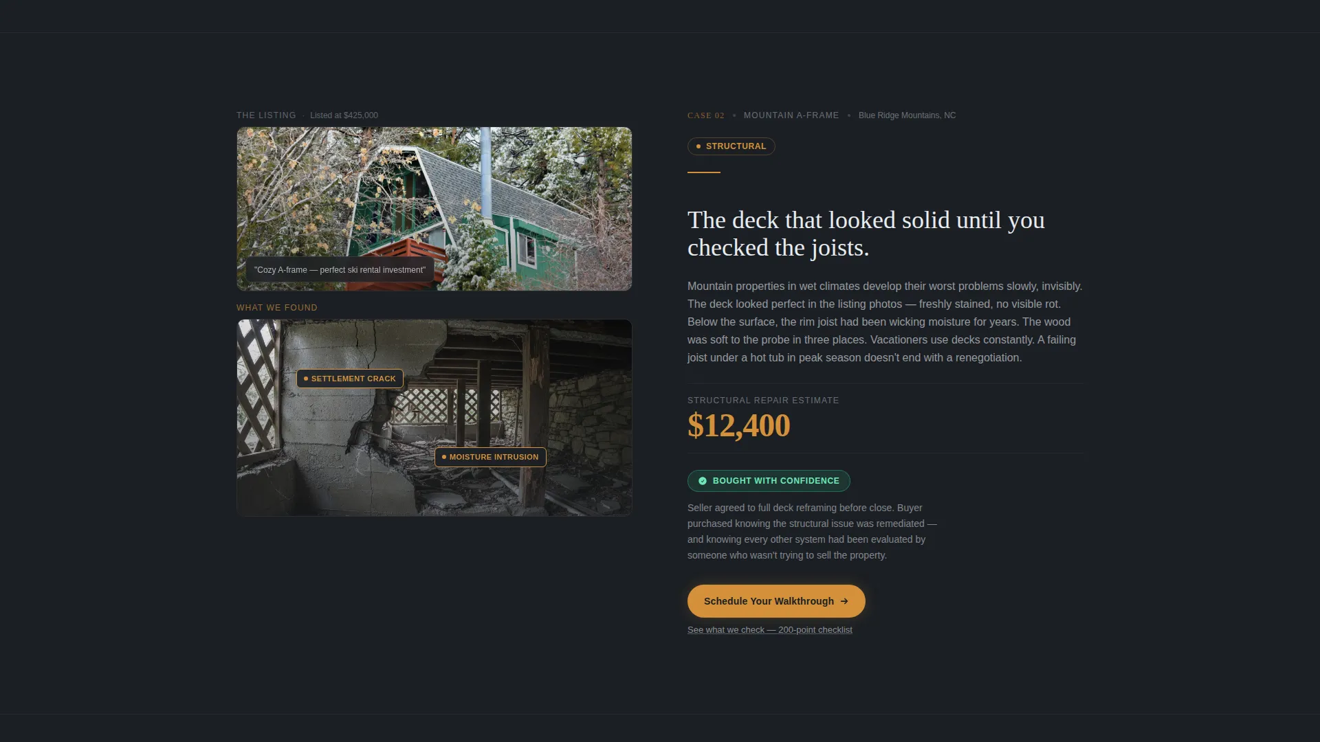 Vacation Home Inspector Landing Page Template