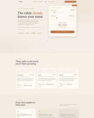Vacation Home Mortgage Broker Landing Page Template