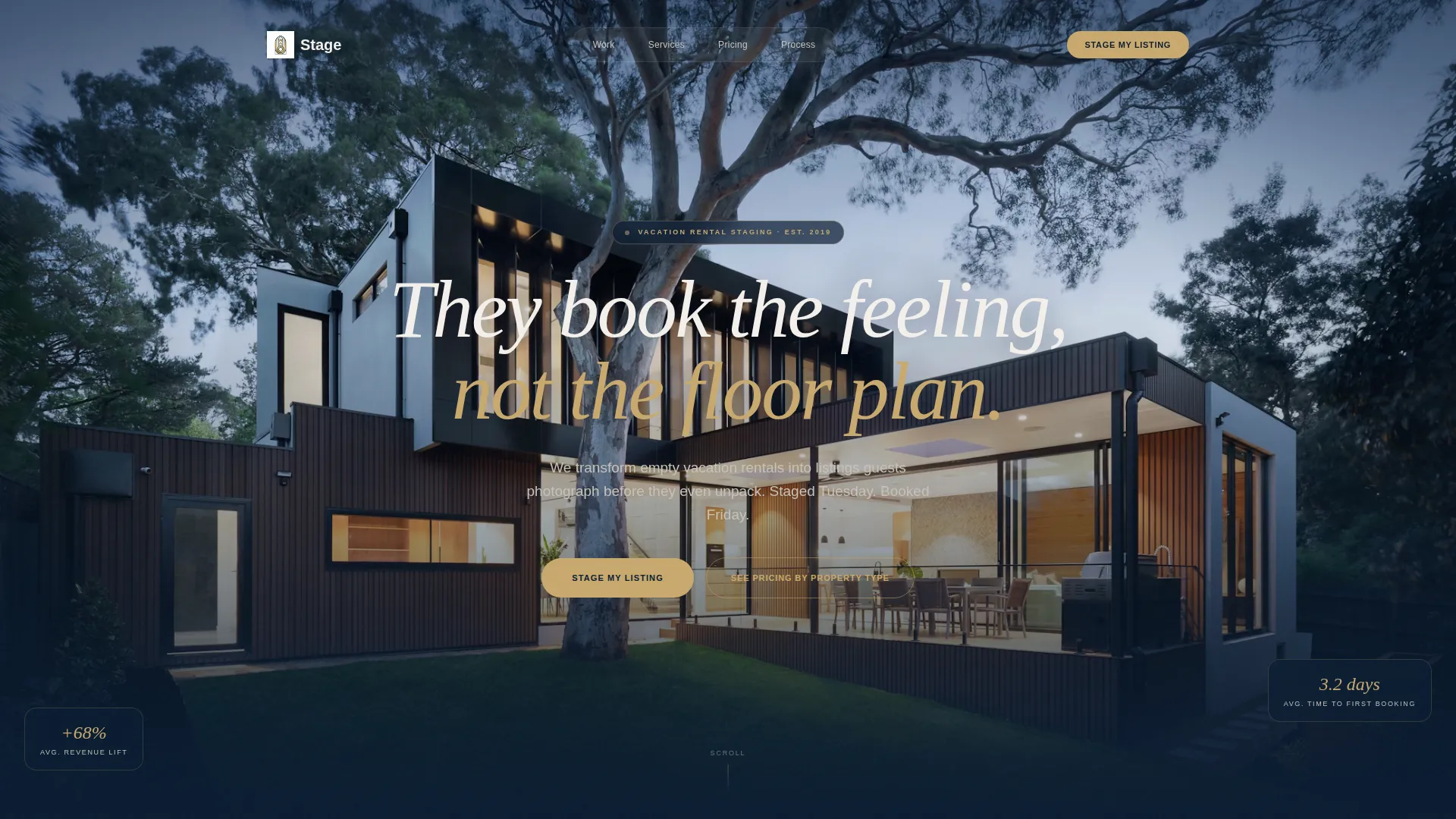 Expert Home Staging Landing Page Template