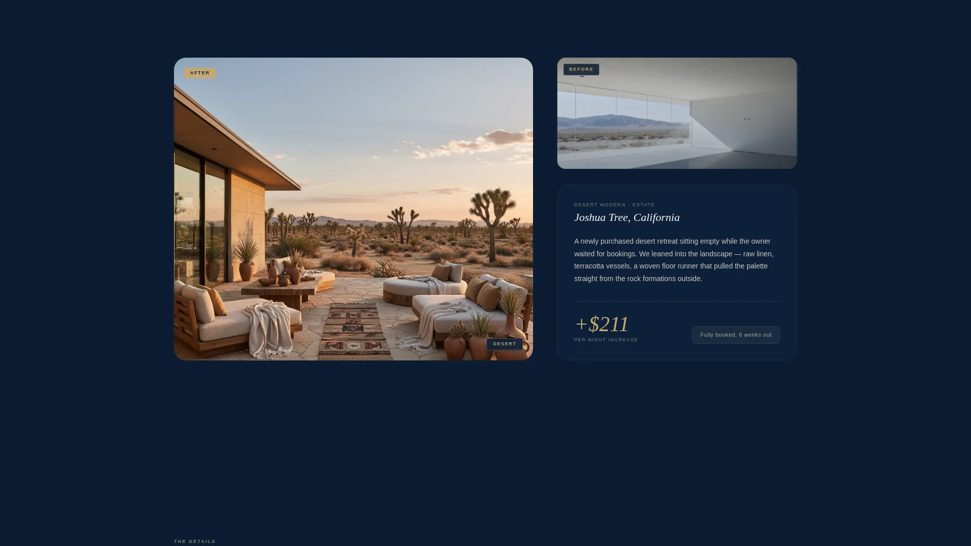 Expert Home Staging Landing Page Template