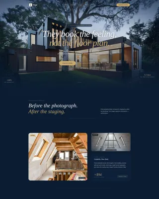 Expert Home Staging Landing Page Template