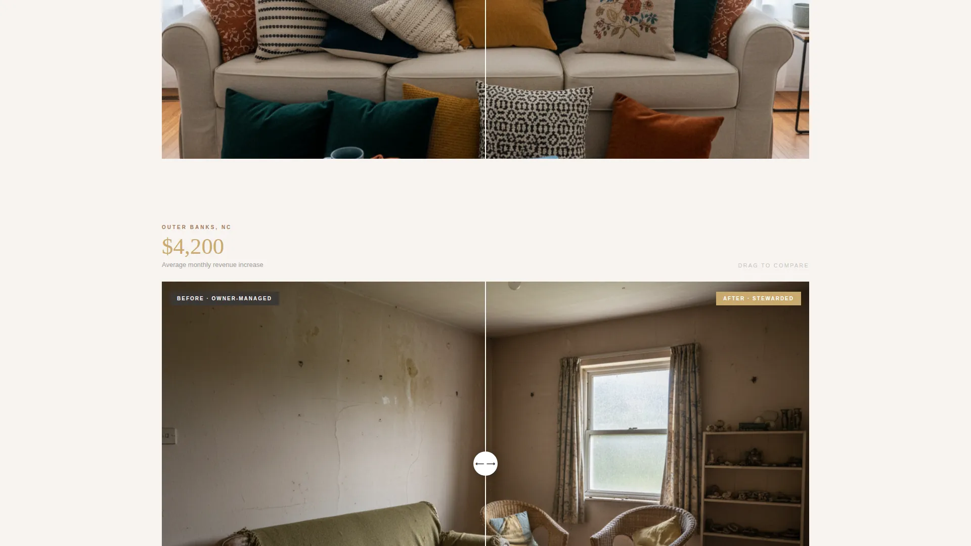 Vacation Rental Management Landing Page Template