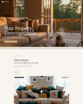 Vacation Rental Management Landing Page Template