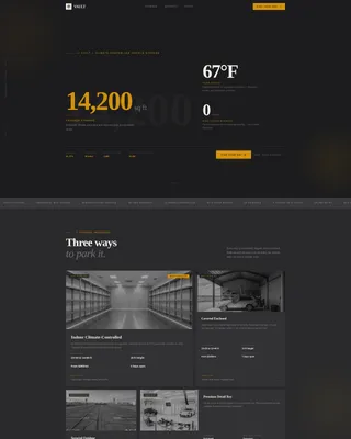 Premium Vehicle & Boat Storage Landing Page Template
