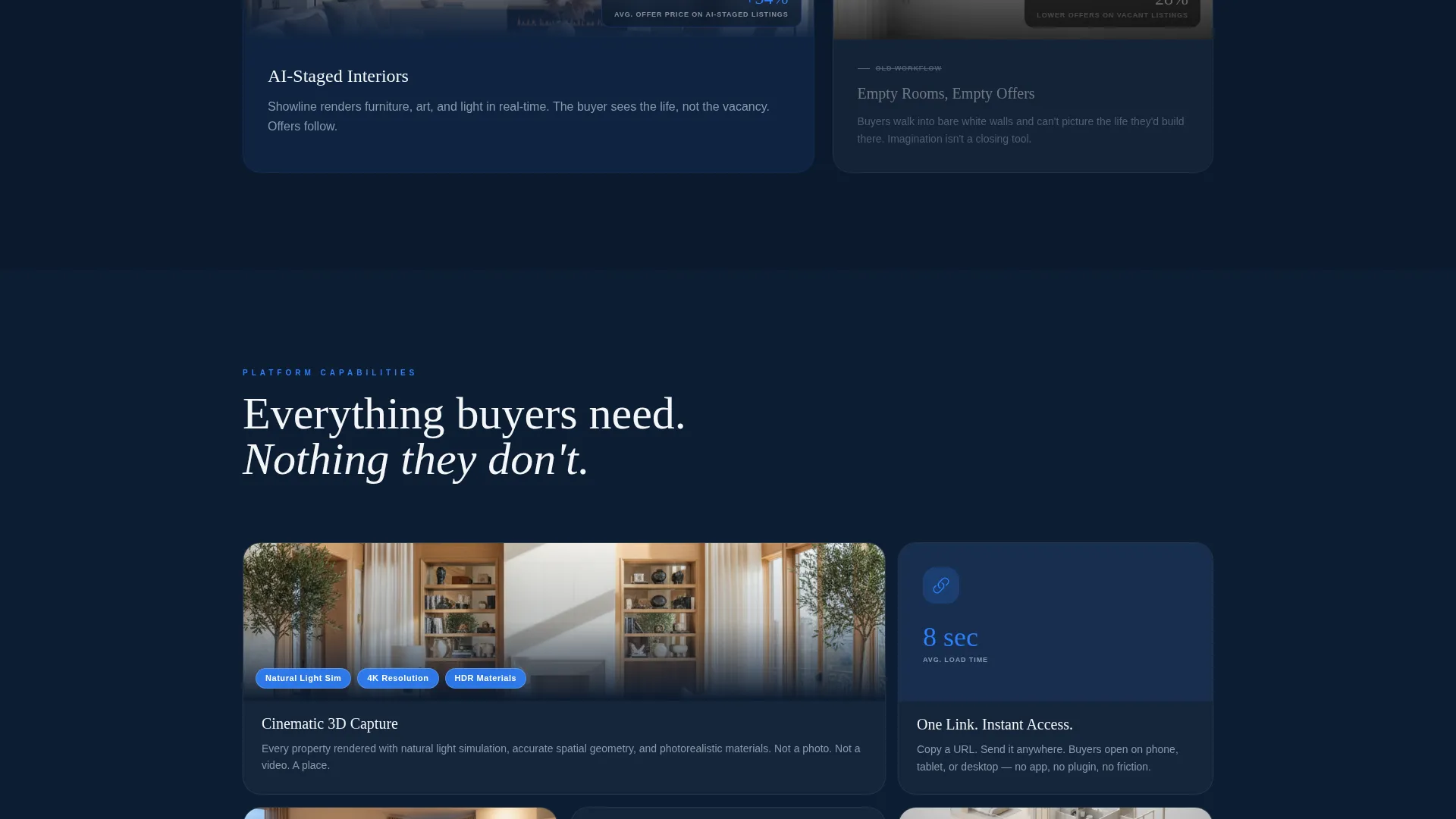Immersive Proptech Landing Page Template