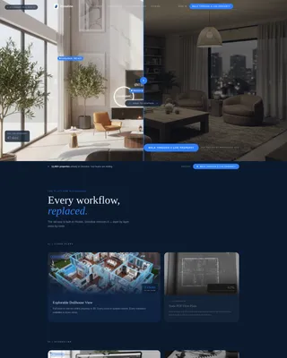 Immersive Proptech Landing Page Template