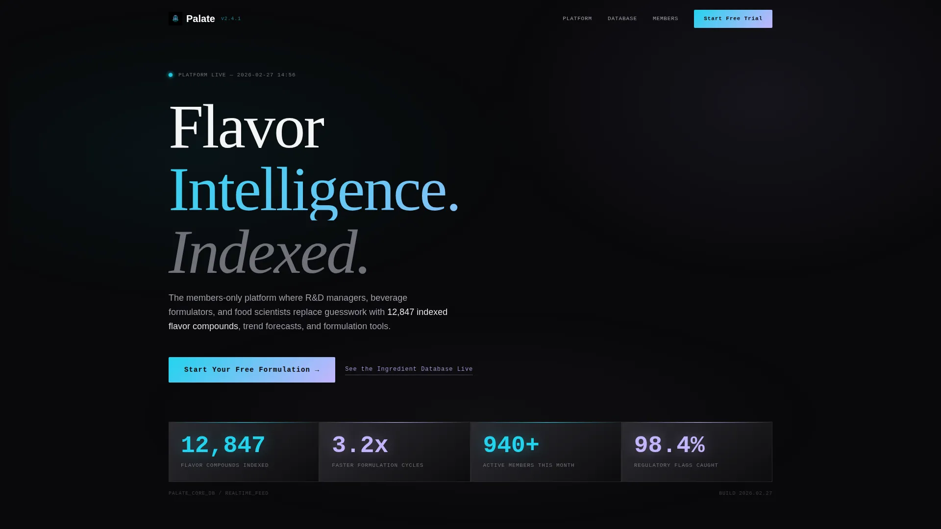 Food & Beverage Membership Landing Page Template