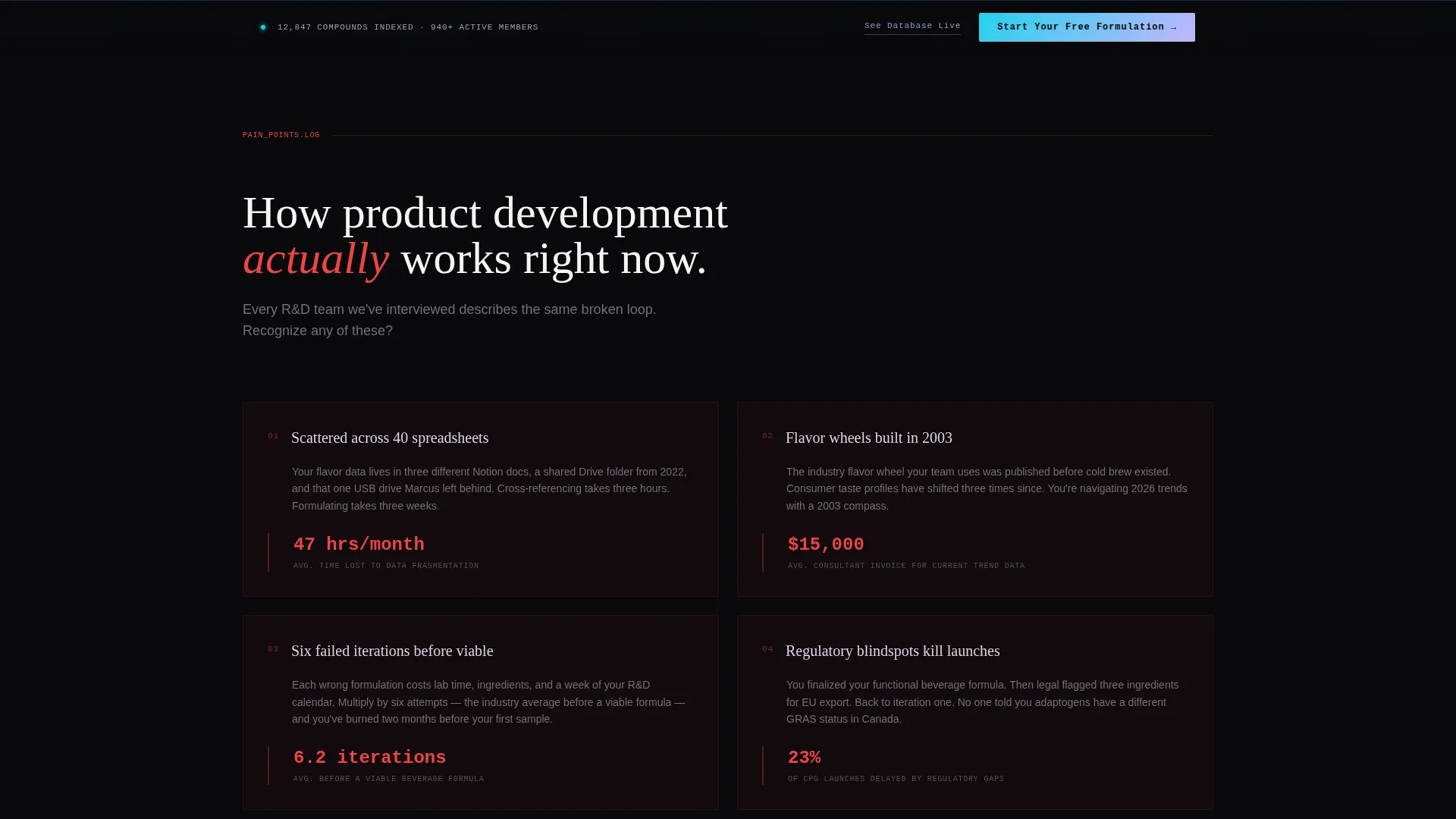 Food & Beverage Membership Landing Page Template
