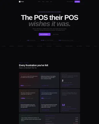 Restaurant Management Landing Page Template