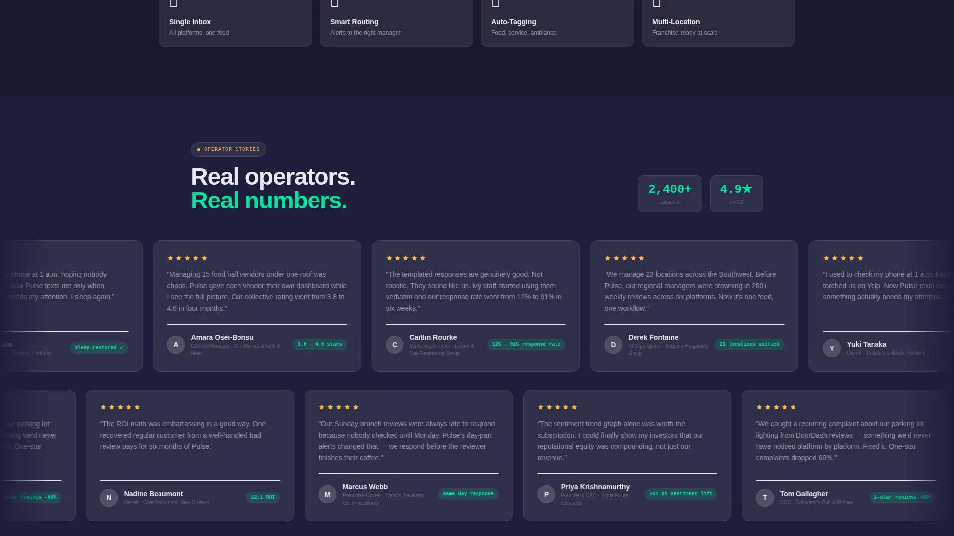 Smart Restaurant Ops Landing Page Template