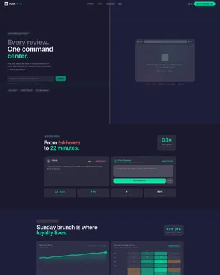 Flavor — Smart Restaurant Ops Landing Page Template