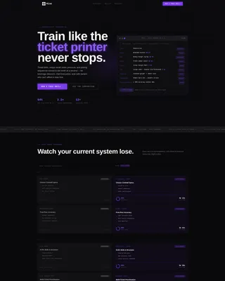 Food & Beverage Training Platform Landing Page Template