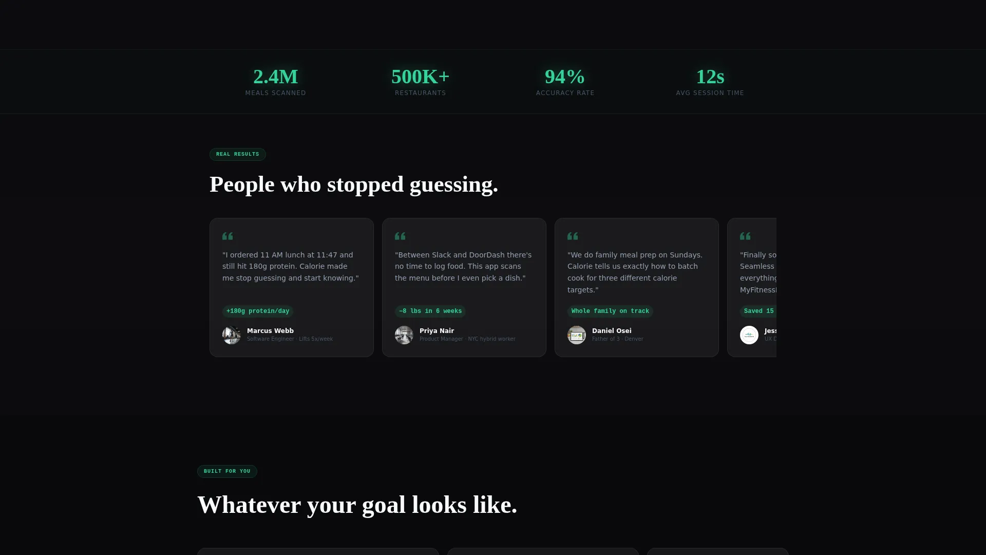 Foodtech Bento Grid Landing Page Template