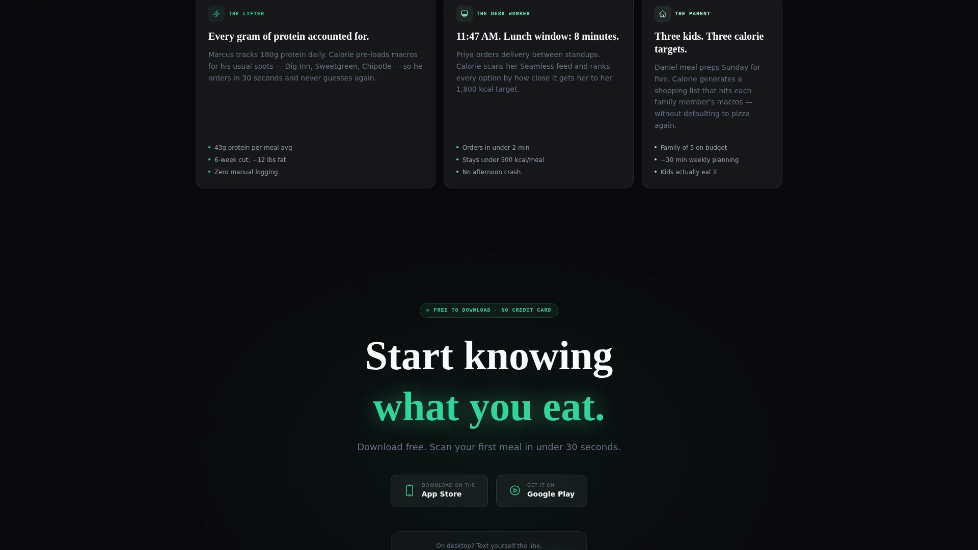 Foodtech Bento Grid Landing Page Template