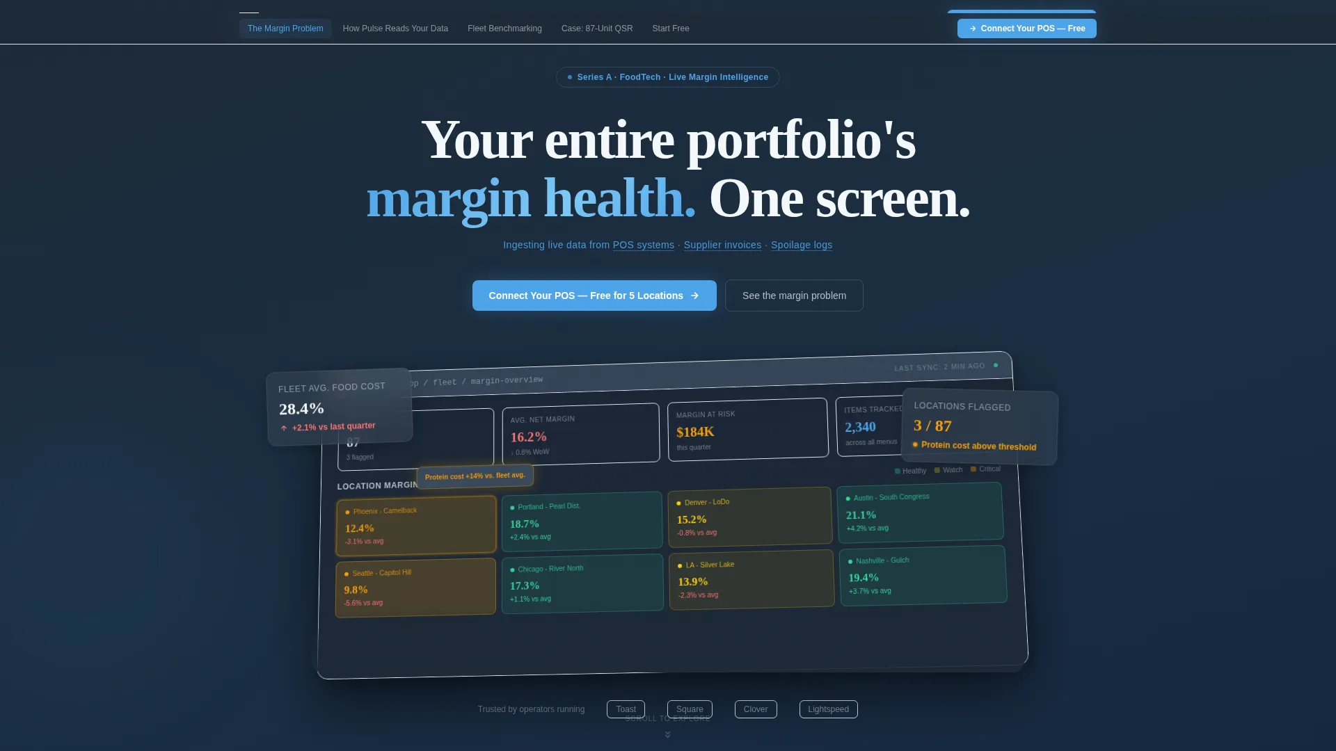 FoodTech Startup Professional Website Template
